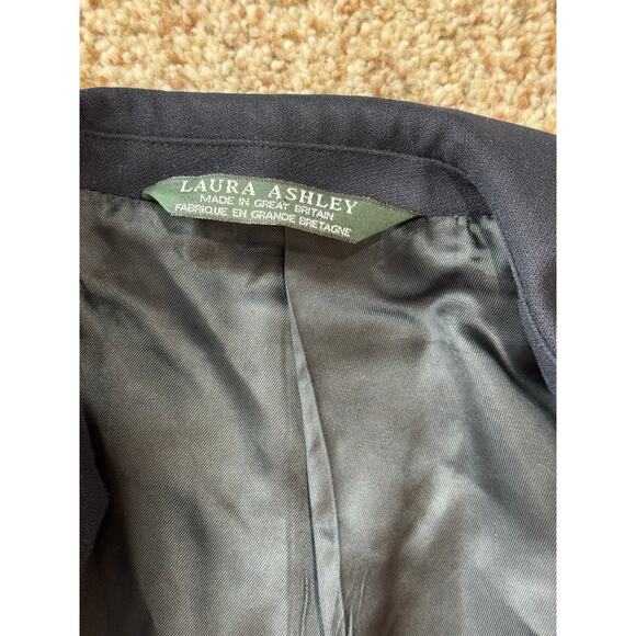 Laura Ashley 100% Wool, Black, Blazer/Jacket, size 4 US - Picture 8 of 11